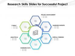 Research skills slides for successful project