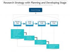 Research Strategy With Planning And Developing Stage