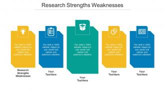 Research Strengths Weaknesses Ppt Powerpoint Presentation Infographic Template Templates Cpb
