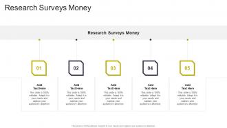 Research Surveys Money In Powerpoint And Google Slides Cpb