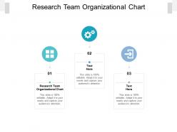 Research team organizational chart ppt powerpoint presentation file gallery cpb