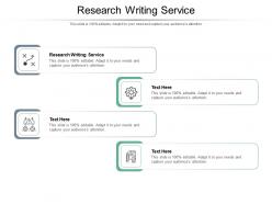 Research writing service ppt powerpoint presentation model ideas cpb