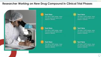 Researcher Working On New Drug Compound In Clinical Trial Phases