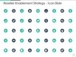 Reseller Enablement Strategy Icon Slide Ppt Summary
