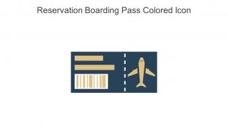 Reservation Boarding Pass Colored Icon In Powerpoint Pptx Png And Editable Eps Format
