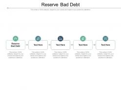 Reserve bad debt ppt powerpoint presentation slides graphics example cpb