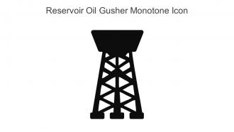 Reservoir Oil Gusher Monotone Icon In Powerpoint Pptx Png And Editable Eps Format