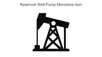 Reservoir Well Pump Monotone Icon In Powerpoint Pptx Png And Editable Eps Format