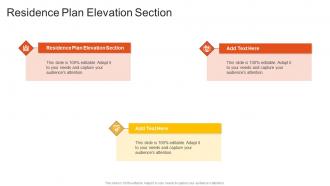 Residence Plan Elevation Section In Powerpoint And Google Slides Cpb