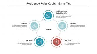Residence rules capital gains tax ppt powerpoint presentation pictures graphics cpb