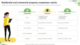 Residential And Commercial Property Comparison Matrix