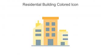 Residential Building Colored Icon In Powerpoint Pptx Png And Editable Eps Format