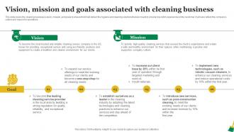 Residential Cleaning Business Plan Vision Mission And Goals Associated With Cleaning BP SS