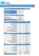 Residential Construction Project Excel Spreadsheet Worksheet Xlcsv XL SS