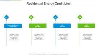Residential Energy Credit Limit In Powerpoint And Google Slides Cpb
