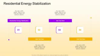 Residential Energy Stabilization In Powerpoint And Google Slides Cpb