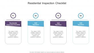 Residential Inspection Checklist In Powerpoint And Google Slides Cpb