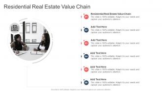 Residential Real Estate Value Chain In Powerpoint And Google Slides Cpb