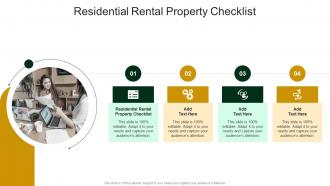 Residential Rental Property Checklist In Powerpoint And Google Slides Cpb