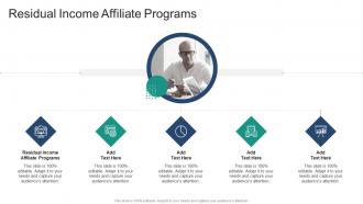 Residual Income Affiliate Programs In Powerpoint And Google Slides Cpb