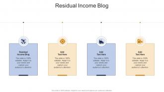 Residual Income Blog In Powerpoint And Google Slides Cpb