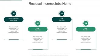 Residual Income Jobs Home In Powerpoint And Google Slides Cpb