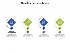 Residual income model ppt powerpoint presentation show background cpb