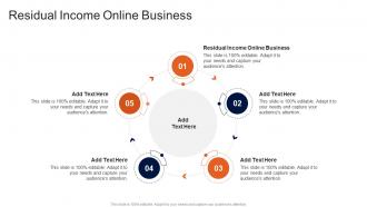 Residual Income Online Business In Powerpoint And Google Slides Cpb
