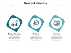 Residual valuation ppt powerpoint presentation inspiration graphic images cpb