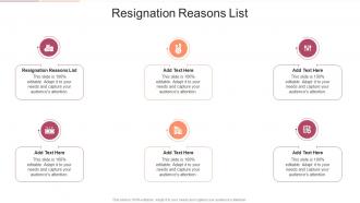 Resignation Reasons List In Powerpoint And Google Slides Cpb