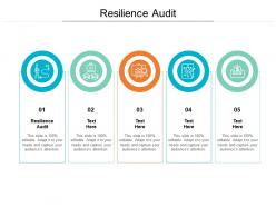 Resilience audit ppt powerpoint presentation styles outfit cpb