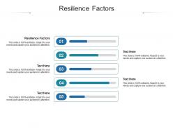 Resilience factors ppt powerpoint presentation file images cpb