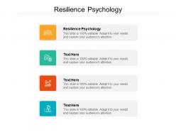 Resilience psychology ppt powerpoint presentation file diagrams cpb