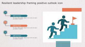 Resilient Leadership Framing Positive Outlook Icon