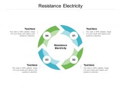 Resistance electricity ppt powerpoint presentation outline guidelines cpb