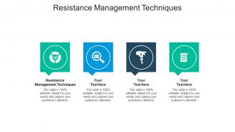 Resistance management techniques ppt powerpoint presentation ideas templates cpb