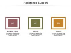Resistance support ppt powerpoint presentation outline icons cpb