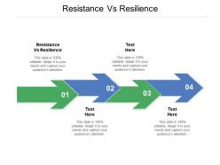 Resistance vs resilience ppt powerpoint presentation summary cpb