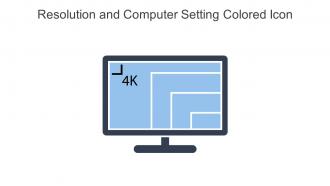 Resolution And Computer Setting Colored Icon In Powerpoint Pptx Png And Editable Eps Format