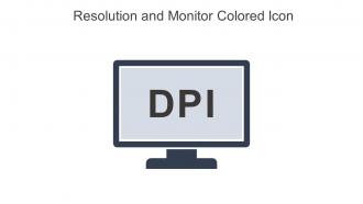 Resolution And Monitor Colored Icon In Powerpoint Pptx Png And Editable Eps Format