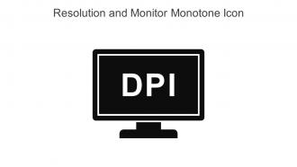 Resolution And Monitor Monotone Icon In Powerpoint Pptx Png And Editable Eps Format