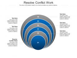 Resolve conflict work ppt powerpoint presentation slides portrait cpb