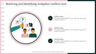 Resolving And Identifying Workplace Conflicts Icon