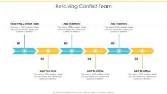 Resolving Conflict Team In Powerpoint And Google Slides Cpb