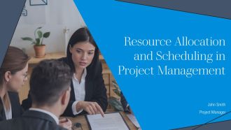 Resource Allocation And Scheduling In Project Management PPT Structure AT