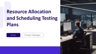 Resource Allocation And Scheduling Testing Plans PPT Example AT
