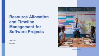 Resource Allocation And Timeline Management For Software Projects PPT Structure AT