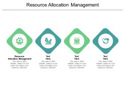 Resource allocation management ppt powerpoint presentation ideas gridlines cpb