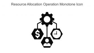 Resource Allocation Operation Monotone Icon In Powerpoint Pptx Png And Editable Eps Format