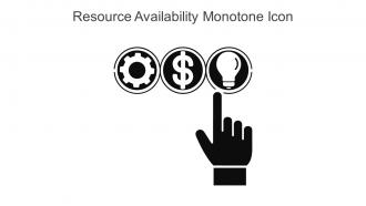 Resource Availability Monotone Icon In Powerpoint Pptx Png And Editable Eps Format